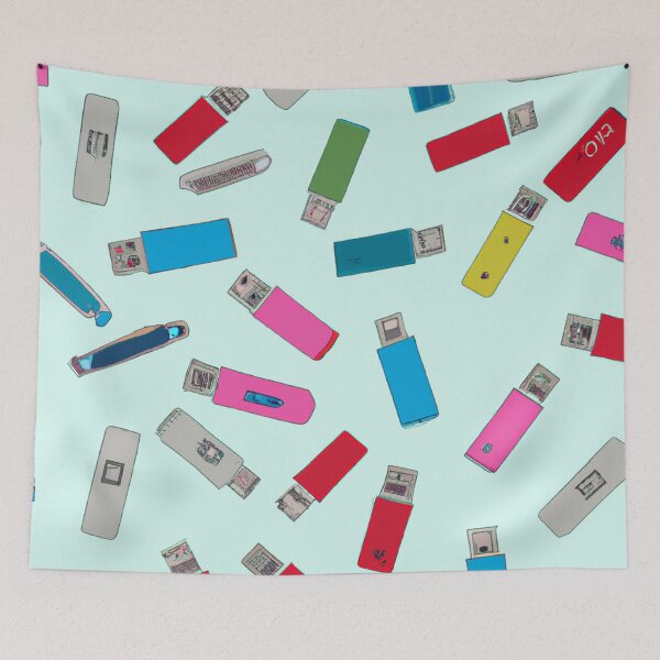 Item preview, Colorful USB Sticks Pattern designed and sold by Zestpond.