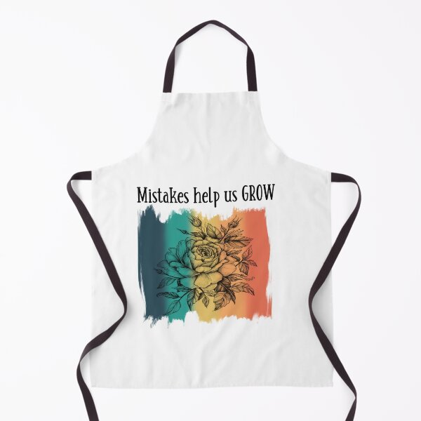 Item preview, Mistakes Help Us Grow Retro Tattoo Style Flower T-shirt designed and sold by Nerdygirlteez.