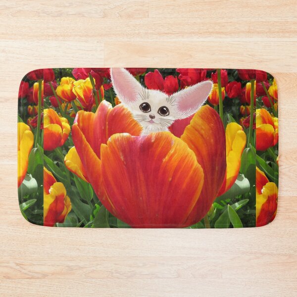 Item preview, Little Fennec Fox in Flower designed and sold by Soozie Wray.
