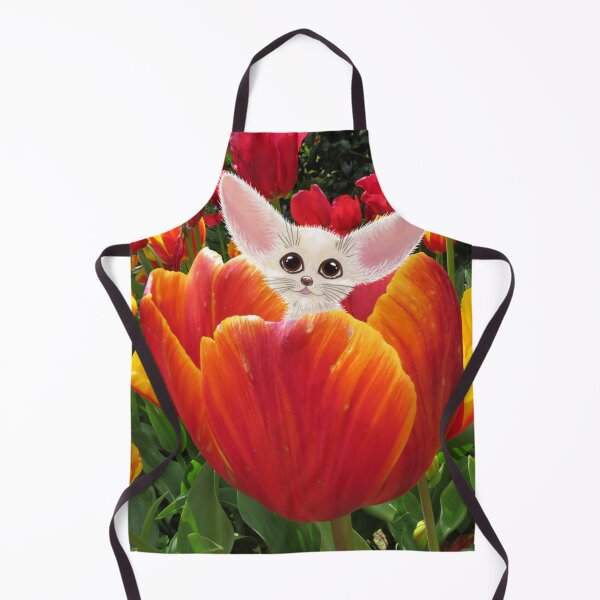 Item preview, Little Fennec Fox in Flower designed and sold by Soozie Wray.