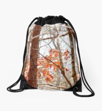 Wooded Drawstring Bag