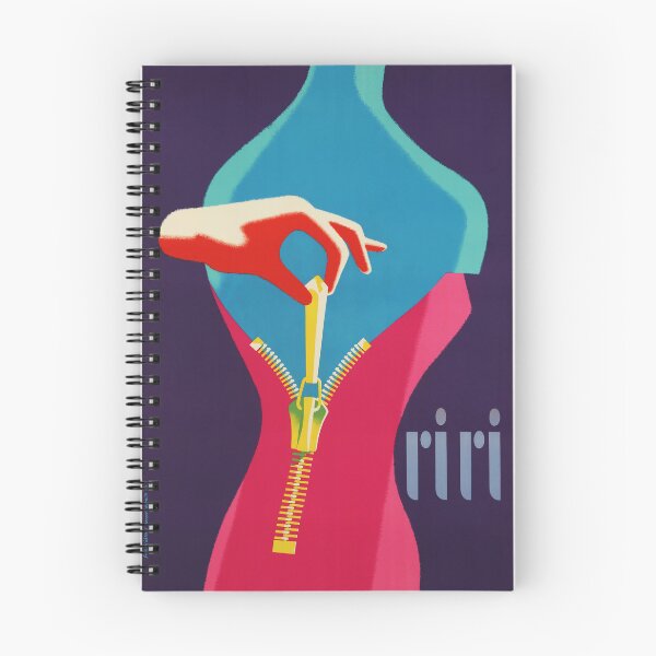 Item preview, RIRI ZIPPER 1949 Retro Swiss Advertisement Poster by Fritz Buhler  designed and sold by retroposters.