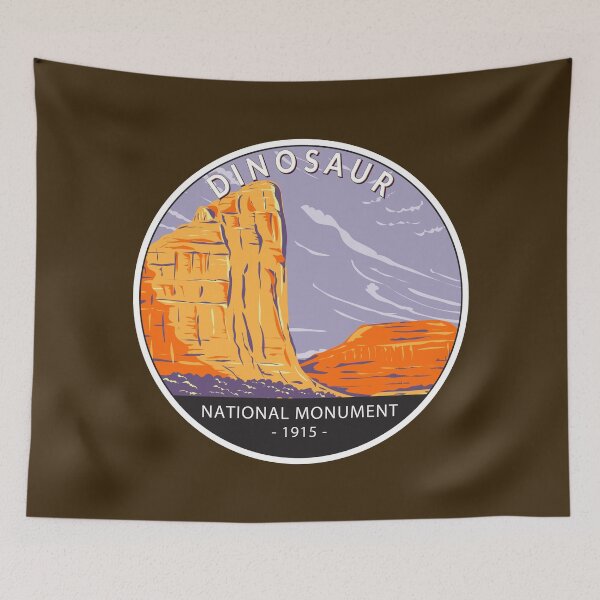 Item preview, Dinosaur National Monument Circle designed and sold by KrisSidDesigns.