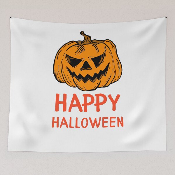 Item preview, Happy Halloween Scary Pumpkin Design designed and sold by WBP Mart.