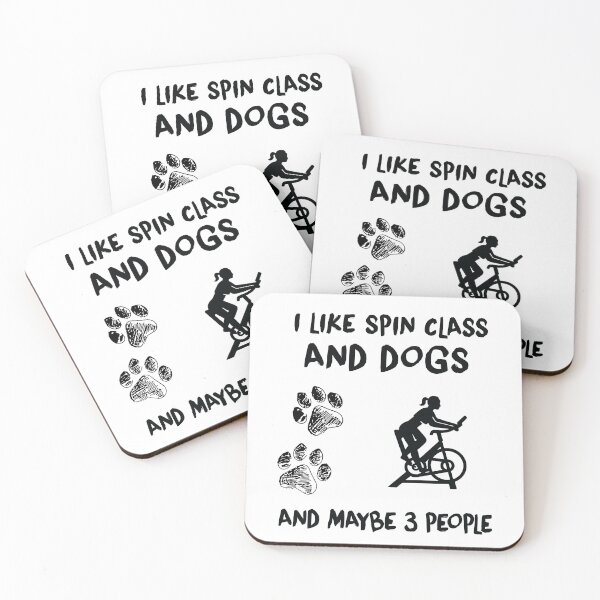 Item preview, I Like Spin Class And Dogs, Funny Spin, Spinning Saying designed and sold by Aerial Addicts.