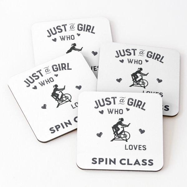 Item preview, Just A Girl Who Loves Spin Class, Funny Spin, Spinning Saying designed and sold by Aerial Addicts.