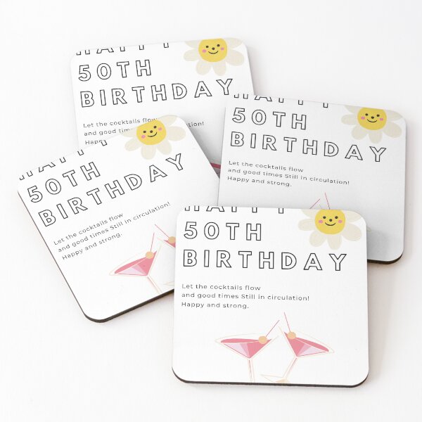 Item preview, Happy 50th,FIFTY YEARS OLD gift Birthday Present for 50 Year old designed and sold by Apostrophe8.
