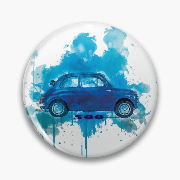 Item preview, Fiat 500 open blue Splash edit designed and sold by Aaaah Eeeek  Studio.