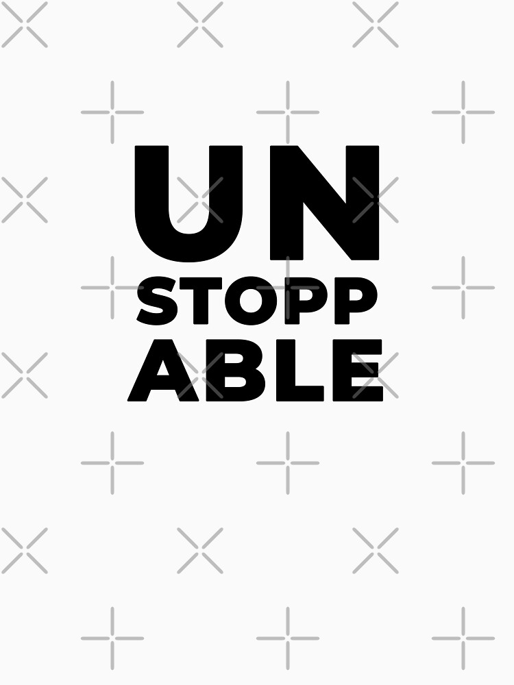 Artwork view, Unstoppable (Inverted) designed and sold by inspire-gifts