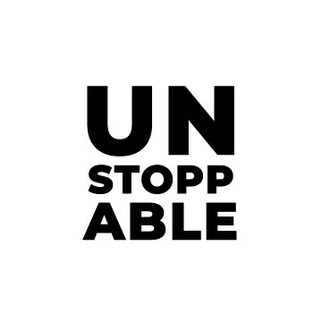 Artwork thumbnail, Unstoppable (Inverted) by inspire-gifts