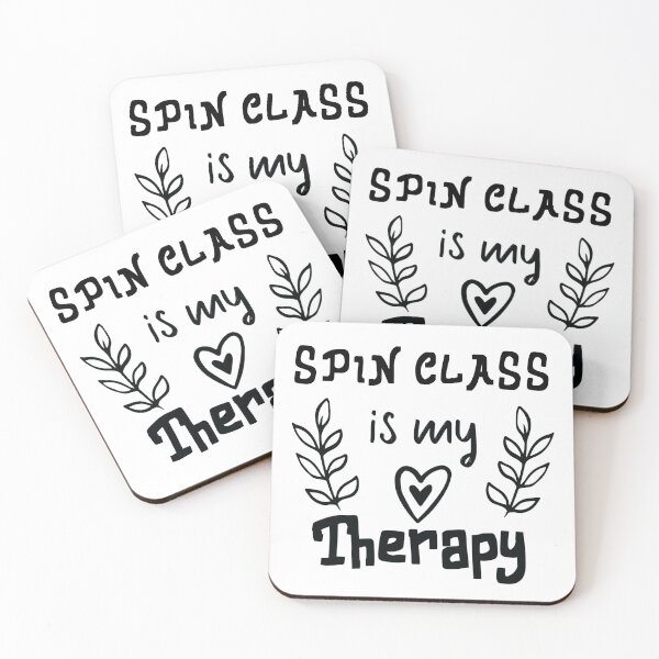 Item preview, Spin Class Is My Therapy, Funny Spin, Spinning Saying designed and sold by Aerial Addicts.