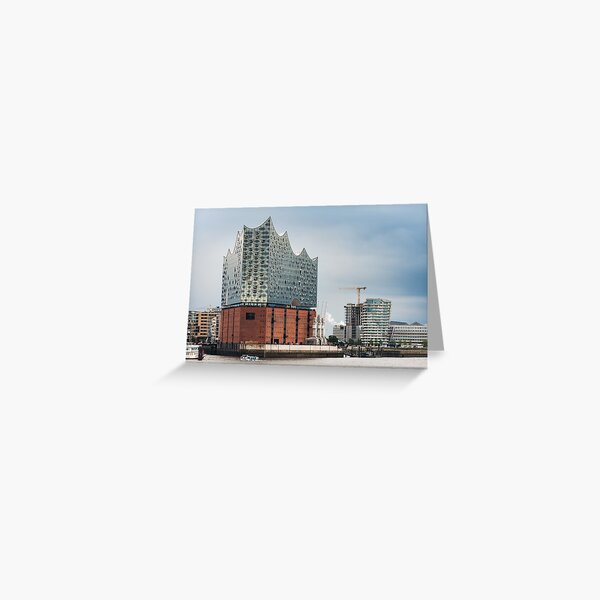 Harbourside Hamburg Greeting Card
