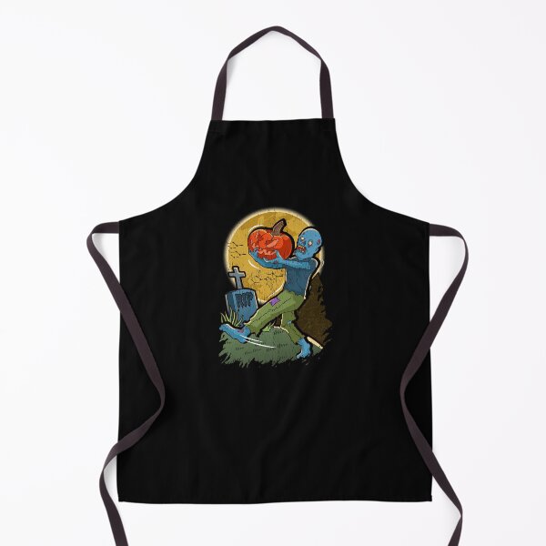 Item preview, Zombie Running With Pumpkin Halloween Runner Spooky Fun designed and sold by Andy8891.
