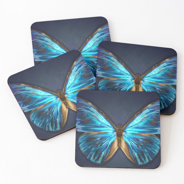 Item preview, Blue rhetenor morpho butterfly designed and sold by AcaliSeisme.