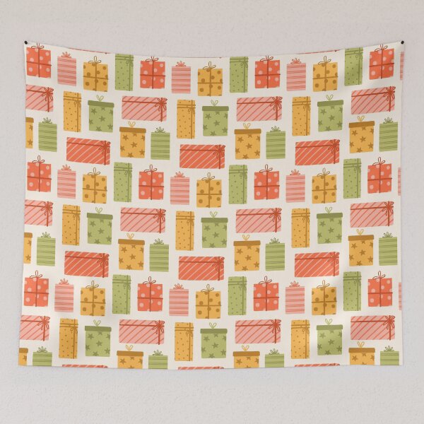 Item preview, Copy of Christmas gifts pattern on green background designed and sold by Irenajh87.