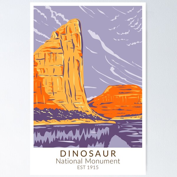 Item preview, Dinosaur National Monument Vintage designed and sold by KrisSidDesigns.