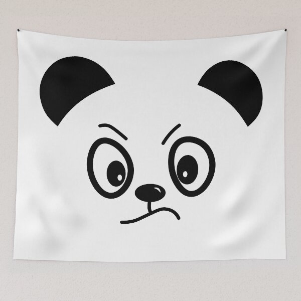 Item preview, Angry panda bear designed and sold by SherabArts.