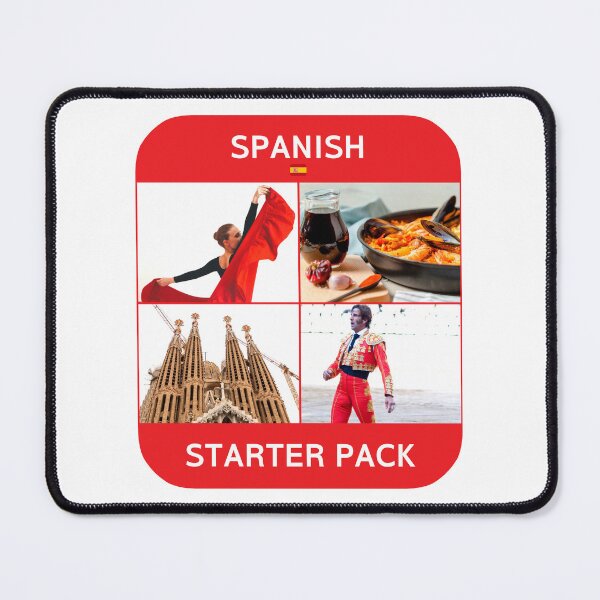 Item preview, Spanish starter pack - stereotype (Flamenco, Paella, Sangria, Sagrada Familia, Corrida). designed and sold by Pernix-store.