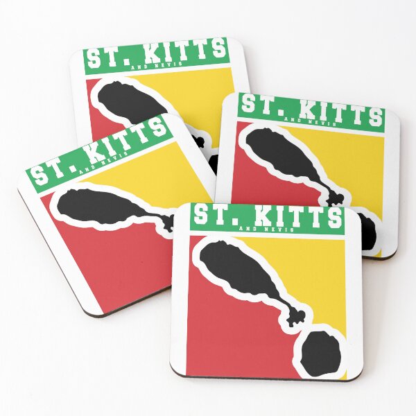 Item preview, St Kitts Colour Block Map designed and sold by IdentiTee Studios.
