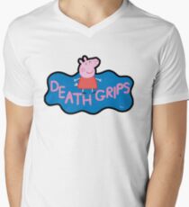 Todesgriffe T-Shirt mit V-Ausschnitt