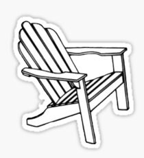 adirondack chair Sticker