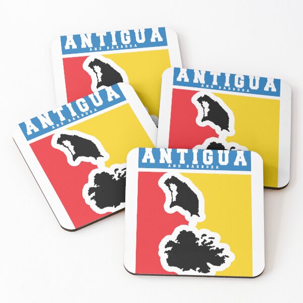 Item preview, Antigua Colour Block Map designed and sold by IdentiTee Studios.