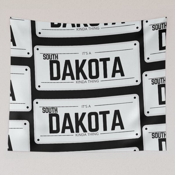 Item preview, Its a SOUTH DAKOTA kinda thing number plate  designed and sold by 133DandC.