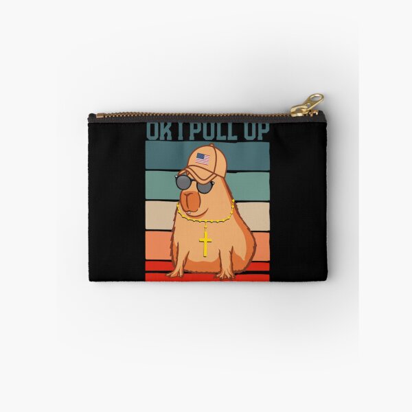 Item preview, Ok I Pull Up Capybara Funny Retro designed and sold by JamauDS.