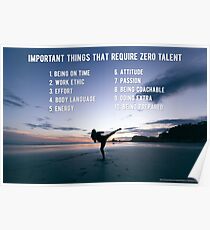 Important Things that Require Zero Talent Poster