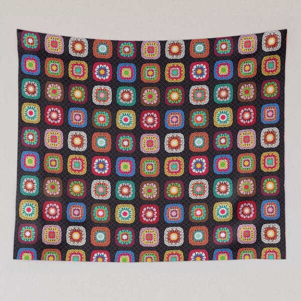 Item preview, Colorful Vintage Granny Square Crochet designed and sold by prirajdesigns.