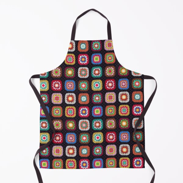 Item preview, Colorful Vintage Granny Square Crochet designed and sold by prirajdesigns.