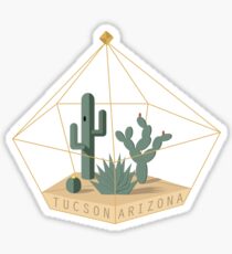 Tucson Arizona Cactus Terrarium Sticker
