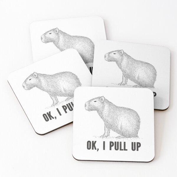 Item preview, Ok I Pull Up Capybara Funny Capybara designed and sold by JamauDS.