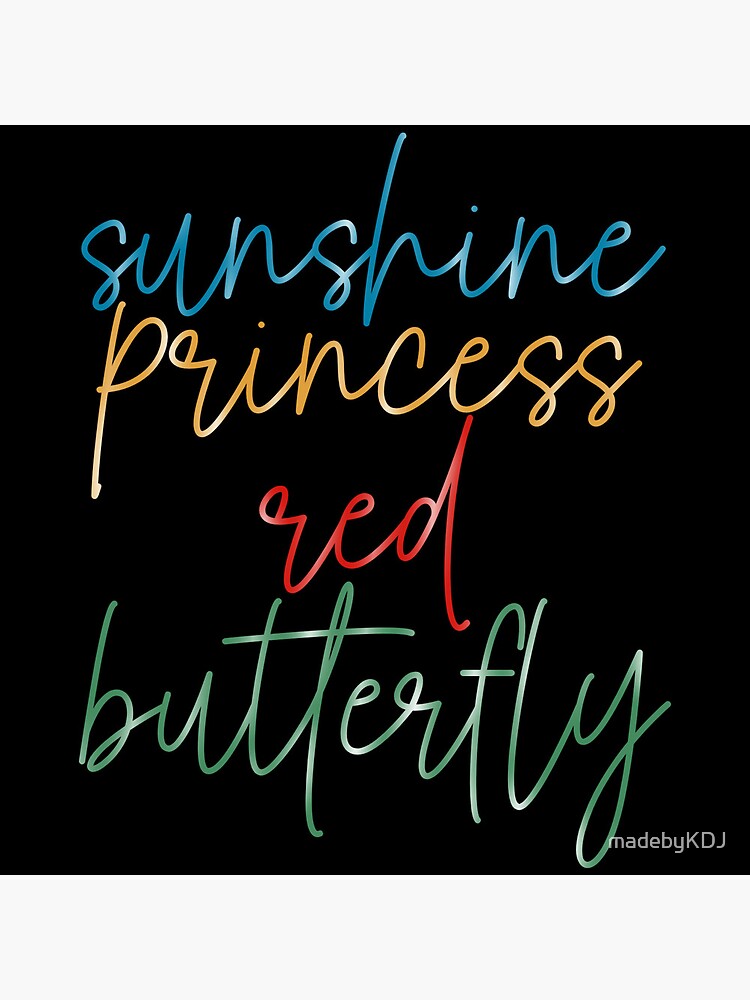 sunshine princess  Art Print for Sale by  madebyKDJ | Redbubble