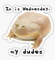 It is Wednesday my dudes Sticker