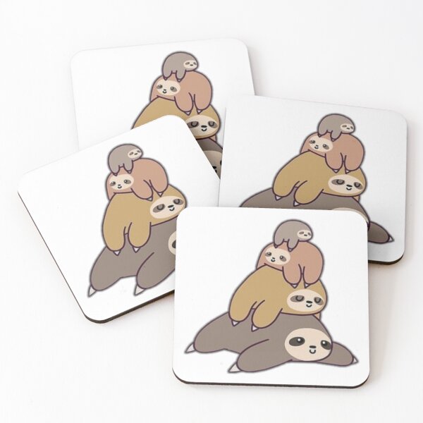 Item preview, family of sloths designed and sold by yeehawboyy.