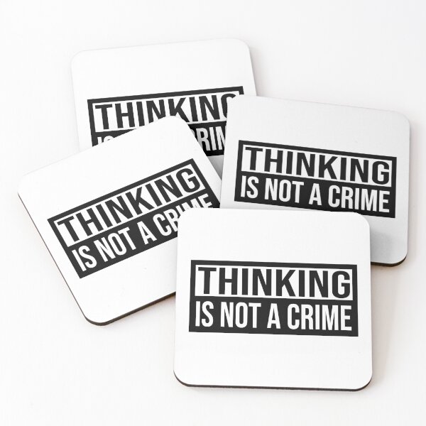 Item preview, Thinking Is Not A Crime designed and sold by AndreMonthy.