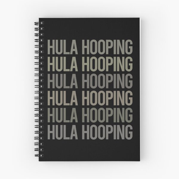 Item preview, Gray Text Art Hula Hooping designed and sold by TarynBrown3126.