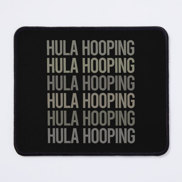 Item preview, Gray Text Art Hula Hooping designed and sold by TarynBrown3126.