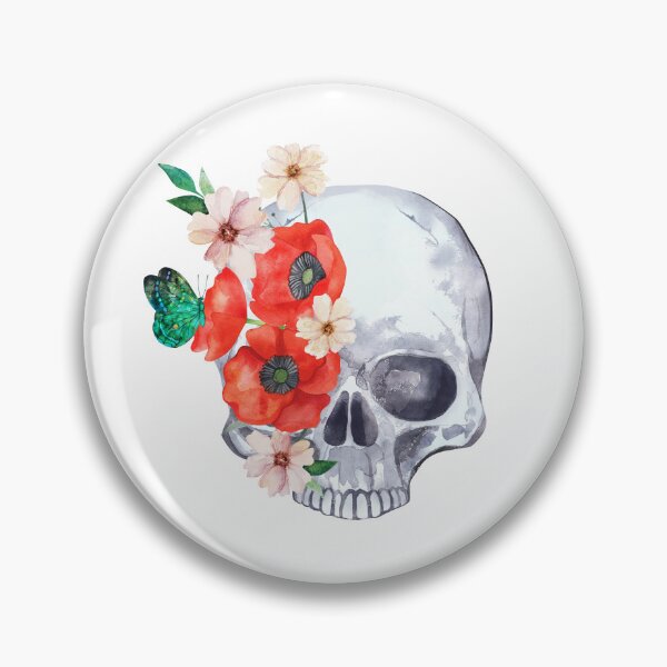 Aperçu de l'œuvre Crâne Floral Boho créée et vendue par CraftyBee.