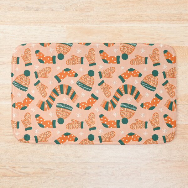 Item preview, Christmas time pattern on peachy background designed and sold by Irenajh87.