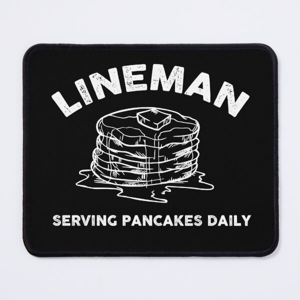 Item preview, lineman serving pancakes daily , Offensive Lineman Football O Line Tackle  designed and sold by Every Pet  Shirts.