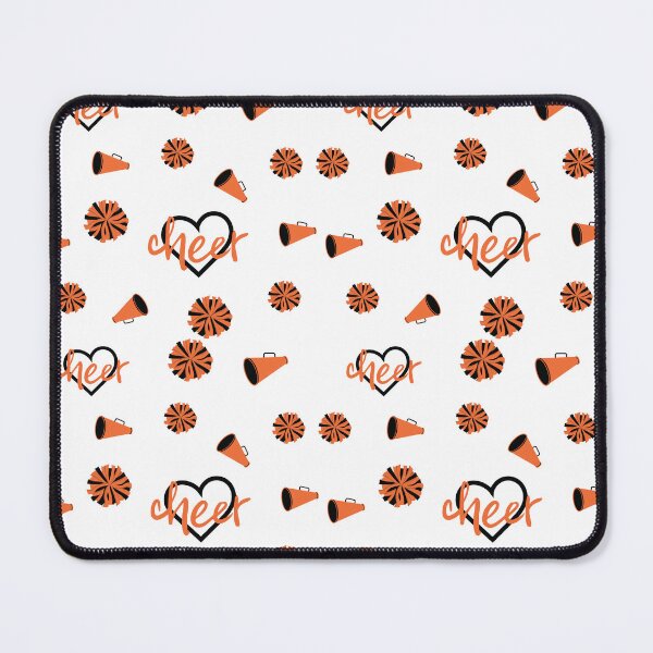 Item preview, Orange Cheer Hearts, Pom Poms, Megaphone Pattern designed and sold by Susan Says.