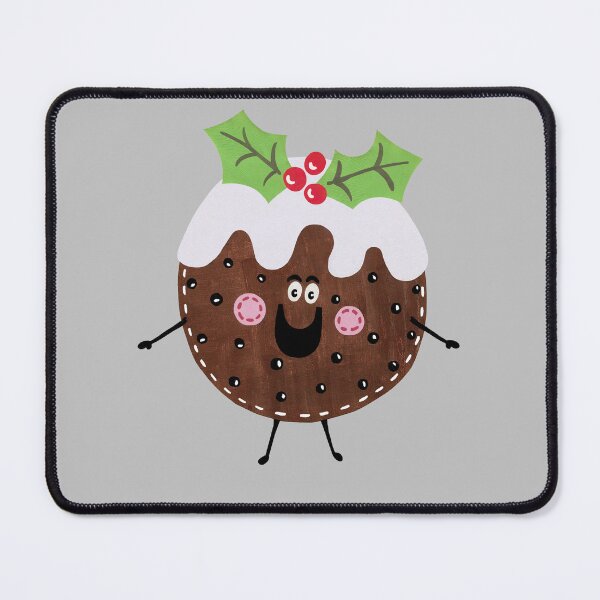 Item preview, Christmas Pudding - Grey Background designed and sold by Helen McCartney Designs.