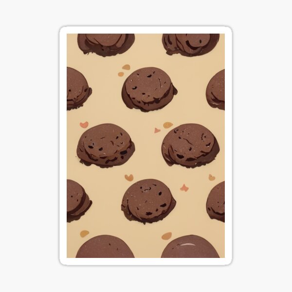 "Chocolate chip cookie" Sticker for Sale by ZombiePepper Redbubble