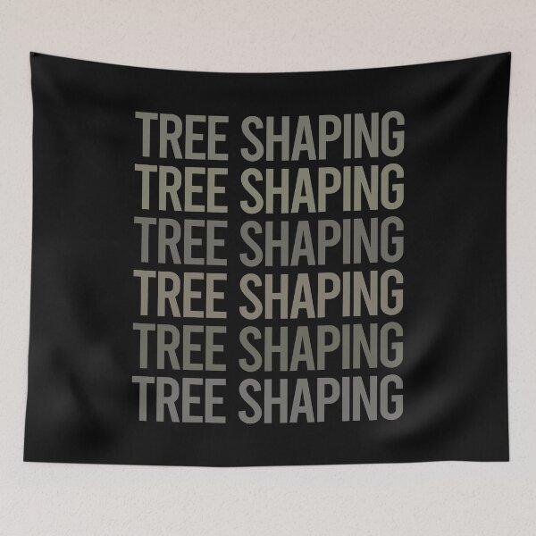 Item preview, Gray Text Art Tree Shaping Arborsculpture Topiary Pooktre designed and sold by TarynBrown3126.