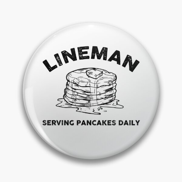 Item preview,  lineman serving pancakes daily , Offensive Lineman Football O Line Tackle  designed and sold by Every Pet  Shirts.