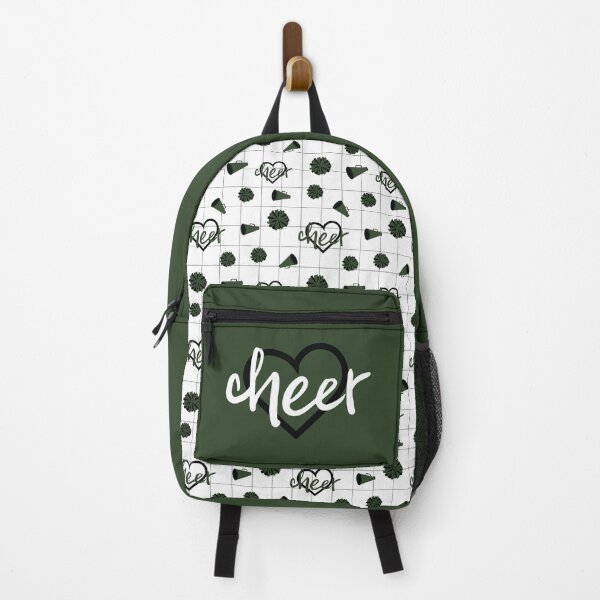 Item preview, Forest Green Cheer Hearts, Pom Poms, Megaphone Pattern designed and sold by Susan Says.