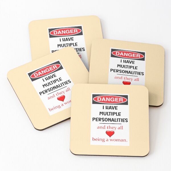 Item preview, Multiple personalities love being a woman designed and sold by mymemes71.