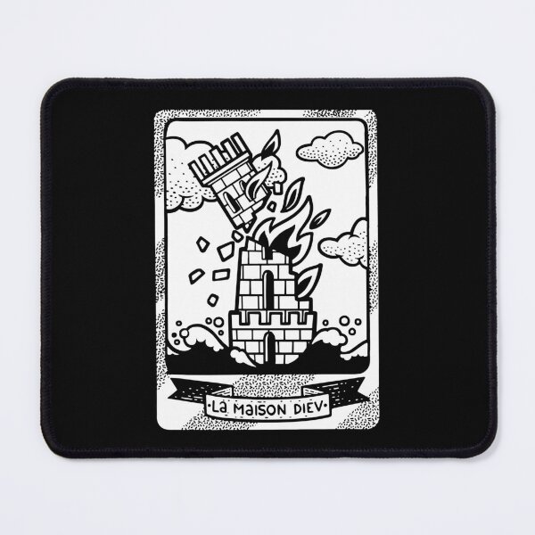 Item preview, Tarot playing card Tower sketch vector. Orilium. Black designed and sold by IronicEmpire.